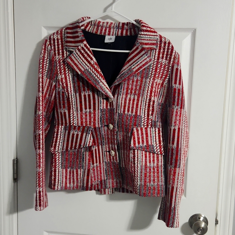 Cabi Patchwork Blazer 6028 Size. Small - image 2
